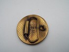 Solid Brass Vintage Masonic Belt Buckle
