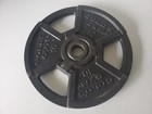 10lb Vintage Gold   s Gym Standard 1  Hole Barbell Weight One Plate Only