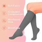 4 Pairs Copper Compression Socks 20-30mmhg Graduated Support Mens Womens S-xxl