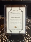 Thomas Edison Authentic Relic Pieces Of The Past Short Printed Card