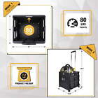 Folding Utility Cart  Portable Rolling Crate Handcart Shopping Trolley  Tool Box
