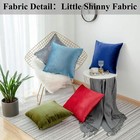 Pillow Covers 18x18 Velvet Pillow Cases Solid Decorative Square Throw Pillow    