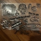  Clear Stamp Set For Cardmaking - Christmas Theme