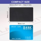0 8mm Anodized Aluminum Business Card black Laser Engrave Name Card Blanks 15 Pc