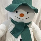 Rare Vintage 1995 Eden The Snowman 20 Inch Raymond Briggs W  Green Hat   Scarf 