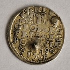 Late Medieval Polish Coin 3 Grosze Sigismund Iii Vasa  Poznan Mint  1590 Ad  I F
