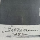 Ted Williams Baseball Player Batter Print Sports Photo Autographed Reproduction