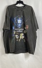 American Thrift Batman   Robin 1997 Movie Graphic T-shirt Faded Black Sz 2xl