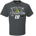 Kyle Busch Nascar  18 2019 Two Time Cup Series Champion 2 Spot Shirt 