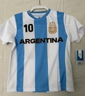 Argentina Lionel Messi  10 Soccer Jersey Unisex Youth Xs  8-10  Official Afa