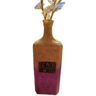 Unique Vintage Glass Lg Medicine Bottle Love Table Night Light Table Lamp Roses