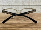 Vintage Gianni Versace Mod 1256 Black Gold Semi Rim Cat Eye Frames 53-17-140