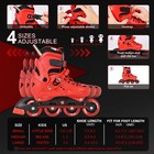 Adjustable Kids Inline Skates For Girls Boys With 8 Wheels  Kids Inline Rolle   