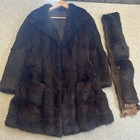 Vintage Ranch Mink Coat Women s Small Dark Brown Luxury Estate Fur Stroller 60s