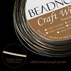 Craft Wire Jewelry Beading Wire Tarnish Resistant Copper Wire For Jewelry Making