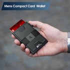 Autley Slim Card Holder  Minimalist Pop Up Wallet For Men  Rfid Blocking Mens Wa