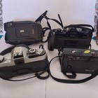 Lot 4 Canon Vintage Film Camera A1 - At1 -  Zoom Xl - A35f Untested 