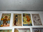 Vintage Ww2 Postcards Lot Military Unique Humor War Soldier Girl Writing Home