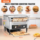 Vevor Commercial Conveyor Toaster 450 Slices hour Commercial Toaster Heavy Duty