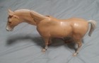 Vintage Marx Toy Johnny West Palamino Horse With Articulating Neck