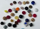 Lot Of 50  Vintage  antique Dimi Buttons  glass Steel   973
