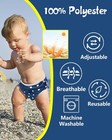 Swim Diapers 3 Pack For 8m-3t Infant And Toddler  Reusable Adjustable Washabl   