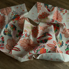 Vintage Japanese Cloth   For Tea Time   Matcha   Enjoy Matcha  13 3x62 9   Te03