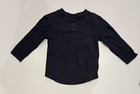 Toddler Boys  3pk Washed Henley Long Sleeve T-shirt - Cat   Jack Navy Blue 2t