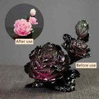 Creative Du Dan Flowers Model Color Changing Tea Pet Lucky Resin Ornaments Tea