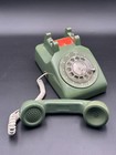 Vintage Bell System Green Rotary Dial Phone Western Electric Antique Phone