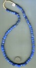 African Trade Beads Vintage Old Glass Czech Bohemian Opaque Russian Blue Beads
