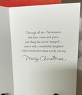 Hallmark Christmas Card With Envelope   For A Special Daughter