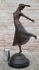 Signed Bronze Art Nouveau Deco Chiparus Statue Figurine Very Large Great Artwork