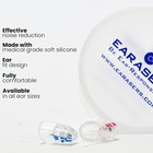 Earasers Noise Cancelling Earplugs - Reusable Soft Silicones 26db Peak Reduction
