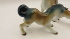Set Of 3 Vintage Ceramic Porcelain Horse Figurines Glossy