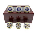 New 6 Pcs Houston Astros 2022   2017 World Series Ring Set Altuve Pena  Alvarez
