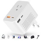 220v To 110v Voltage Converter Us To Europe  European Travel Plug Adapter  Pd 