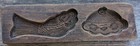 Antique Chinese Hand Carved Mold Fish Flower Shape For Rice Cakes  Sweets