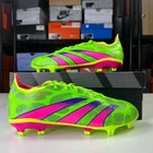 Adidas Men   s Predator League Fg Gen Pre Cleats Size 8 Green  Black Id0701