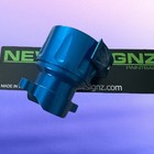 New Designz Ndz Spyder Tabbed With Holes Gloss Blue Pro Clamping Feedneck