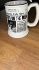 Vintage 1969 Apollo 11 Moon Landing Newspaper Coffee Mug Gold Trim