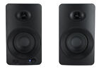 Pair Rockville Asm4 4  Pro Studio Monitor Computer Speakers W bluetooth optical