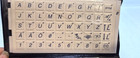 Husqvarna Viking Embroidery Cards Lot Of 6 With Case Overlay Cracked B N D M 1 7