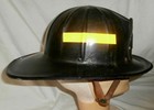 Vintage Cairns   Bros Firemans Helmet - With Liner  Aux    Bfd