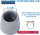 4pcs Rubber Walker Tips 1    Heavy Duty Replacement Tips For Walkers  Commodes 