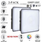 2 Pack Wyzm Canopy Led Light 70 Watts  8400 Lumen 5000-5500 Kelvin 100-277 Volt