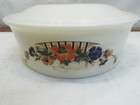 Flush Mount Art Deco Custard Uranium Glass Ceiling Light Shade Porcelier Floral