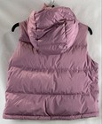 Lululemon Women s Wunder Puff Cropped Vest Purple Hooded Down Puffer Nwt Sz 2