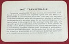 1895 Buffalo Rochester   Pittsburgh Railway Annual Cardstock Pass