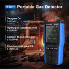 Portable Multi Gas Detector O2  co h2s ex Gas Leak Meter Gas Alarm 4gas Detector